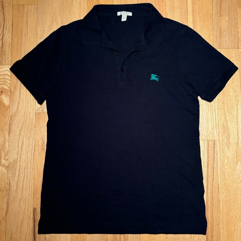 Burberry Logo Polo Shirt Midnight Green